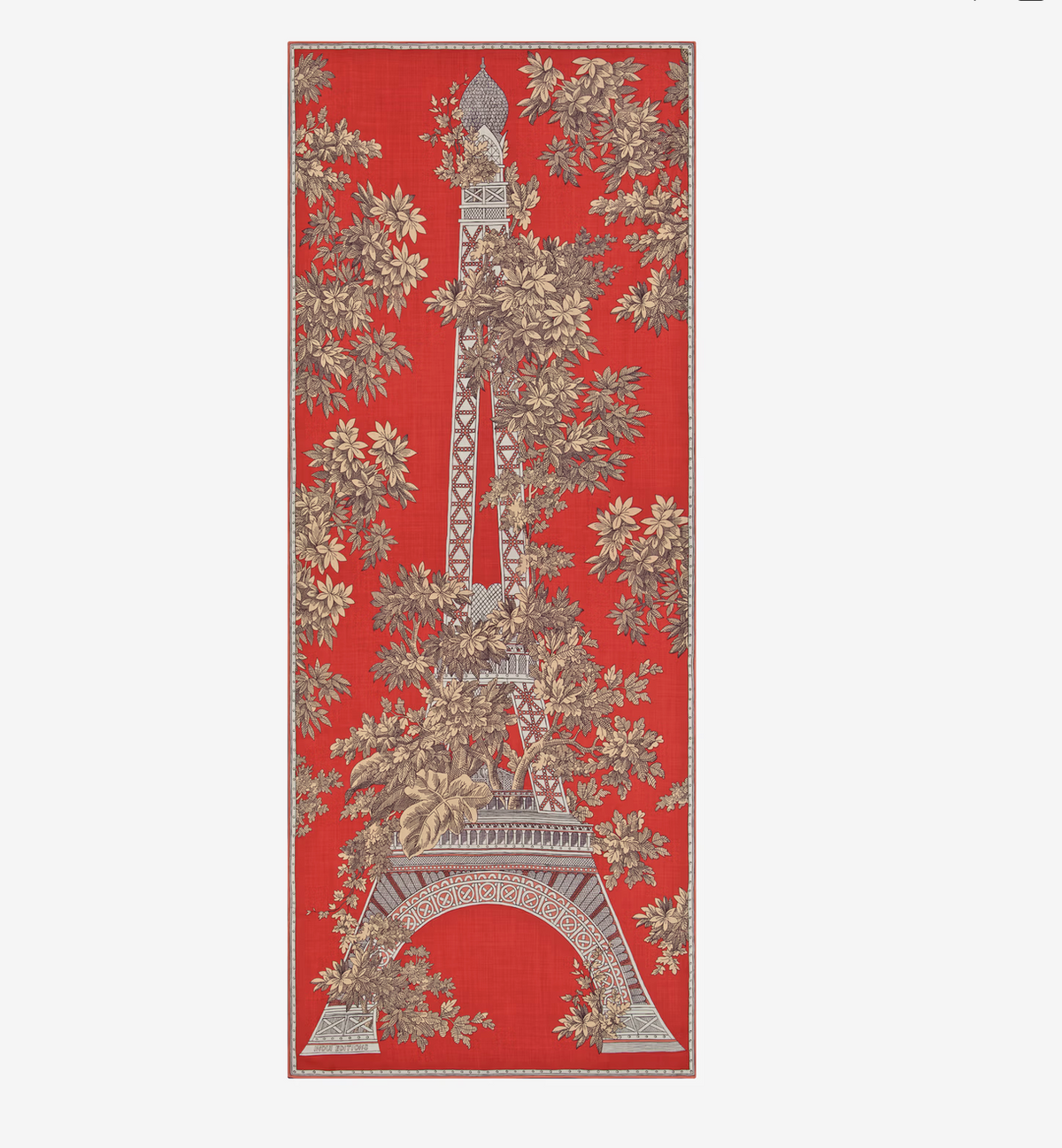 1889 Scarf in Terracotta-Scarves and Wraps-Inoui Editions-Terracotta-OS-Mercantile Portland