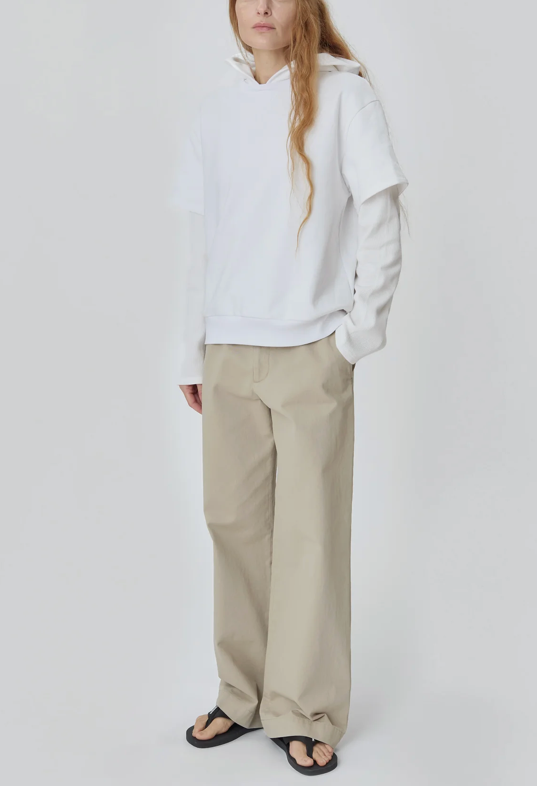 2Tee Sweatshirt in Milk-Tops-STILL HERE-Milk-XS-Mercantile Portland