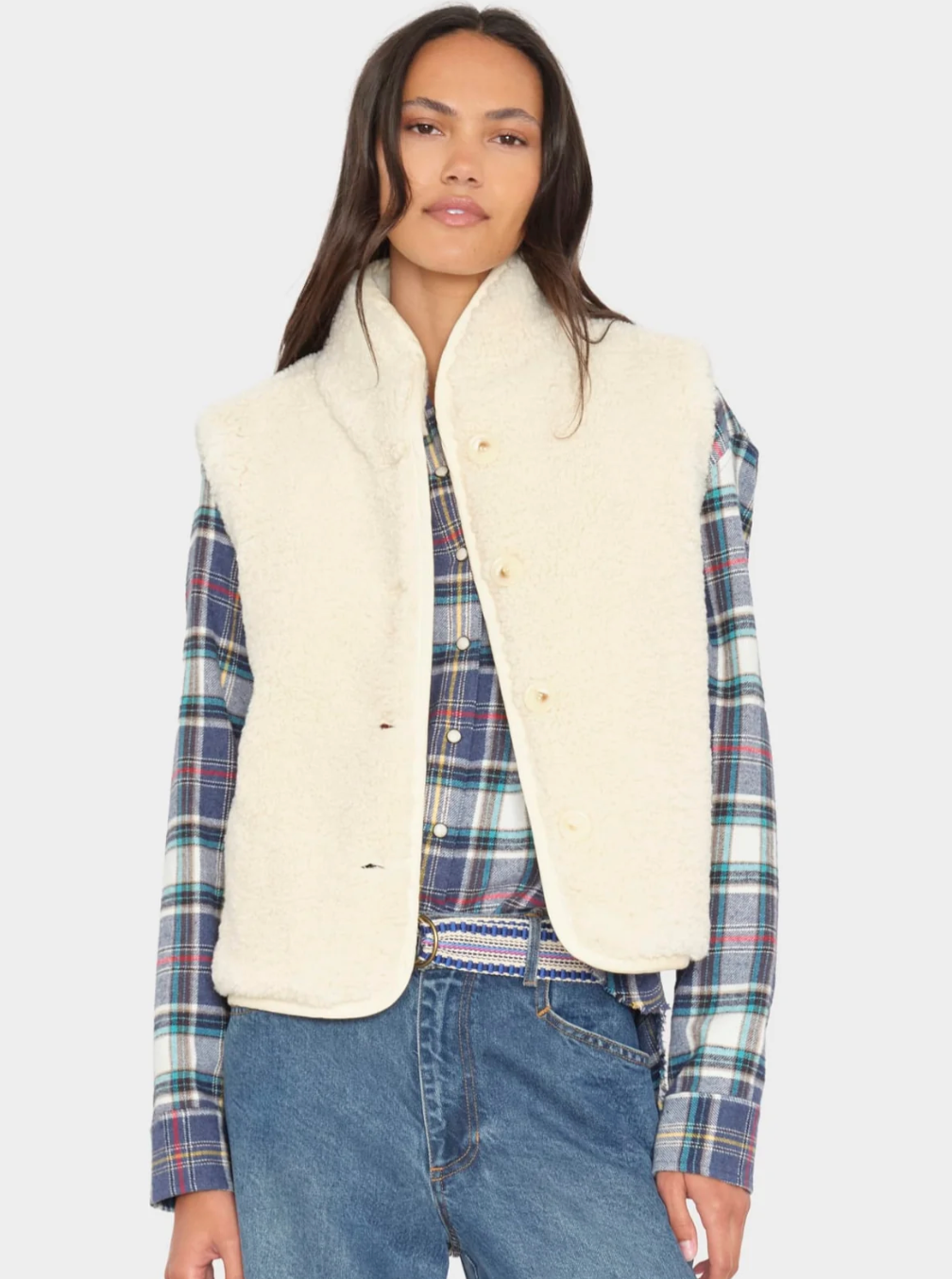 Kensi Vest Xirena Cream at Mercantile Portland