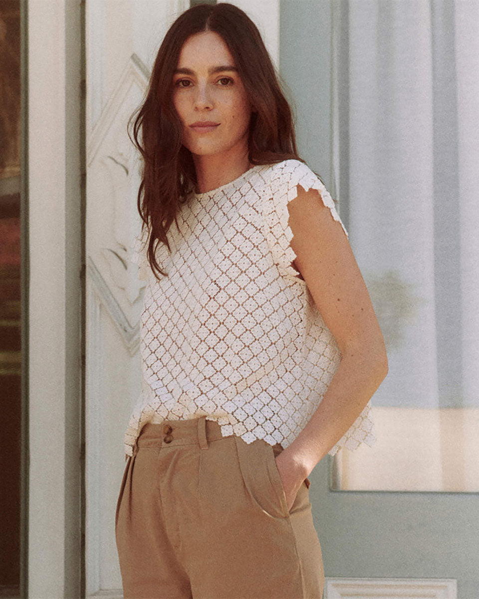 The Wing Top.-Tops-The GREAT.-Cream-0-Mercantile Portland
