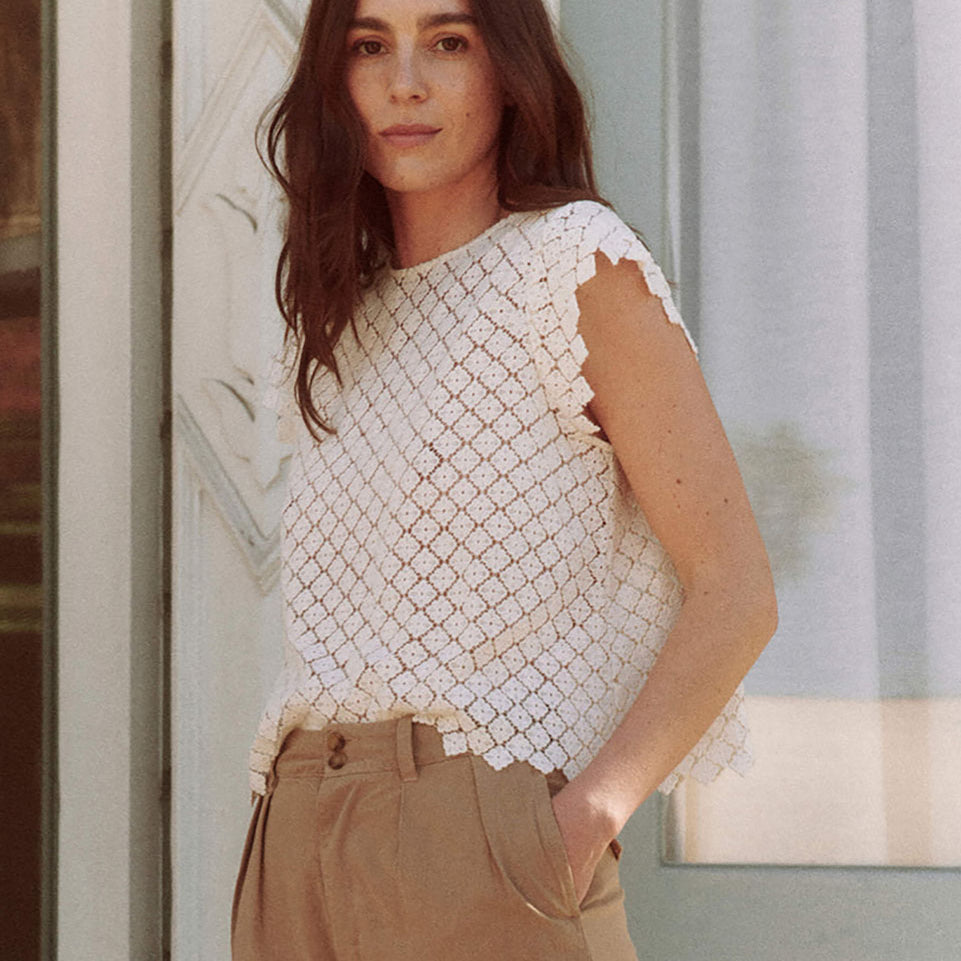 The Wing Top.-Tops-The GREAT.-Cream-0-Mercantile Portland