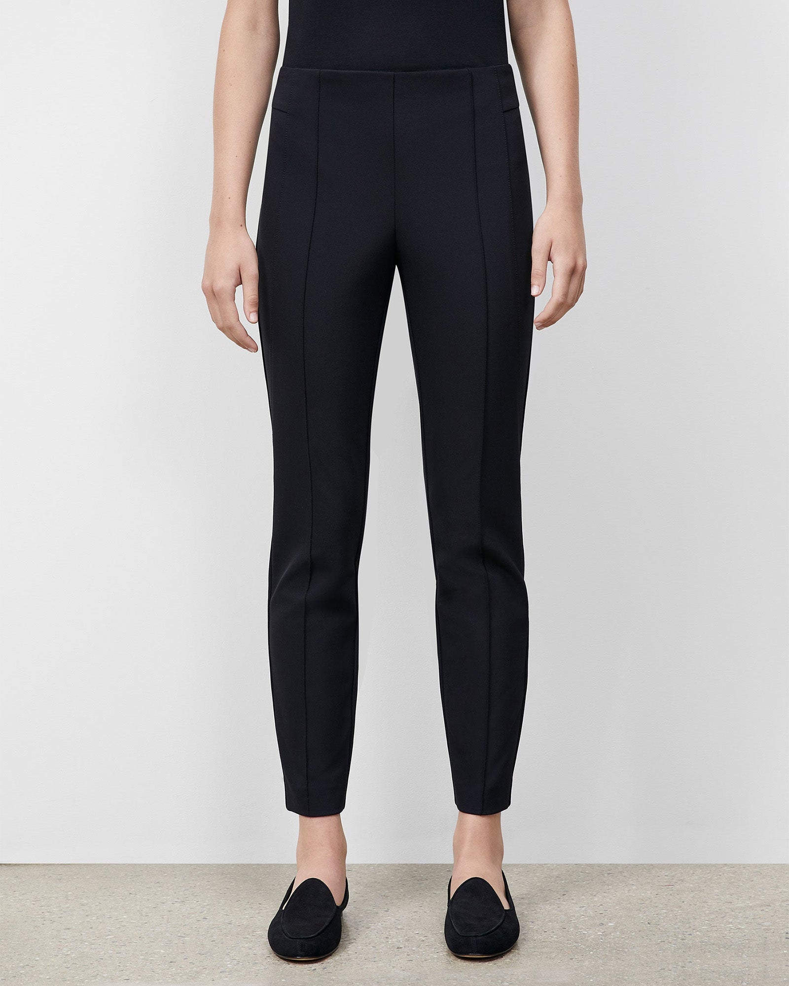 Acclaimed Stretch Gramercy Pant-Pants-Lafayette 148-Black-2-Mercantile Portland