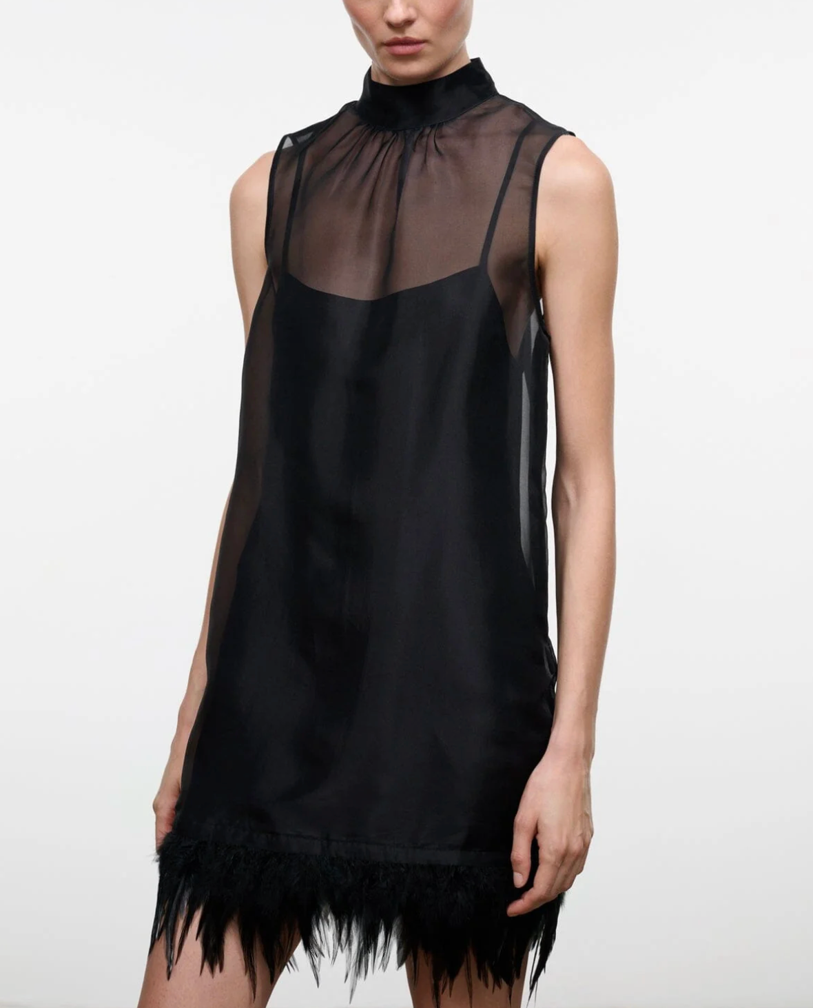 Albee Mini Dress-Dresses-Staud-Black-XS-Mercantile Portland