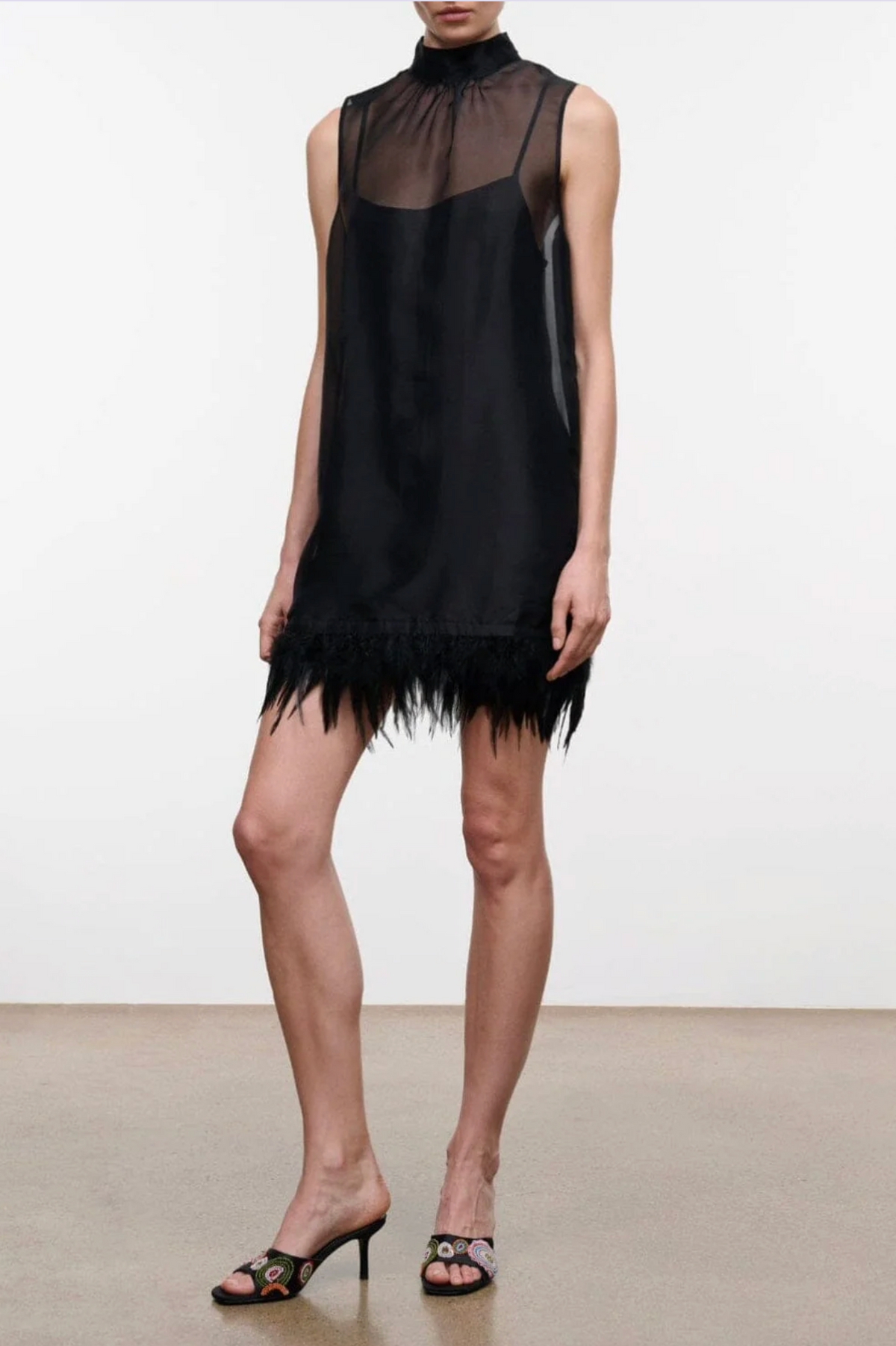 Albee Mini Dress-Dresses-Staud-Black-XS-Mercantile Portland