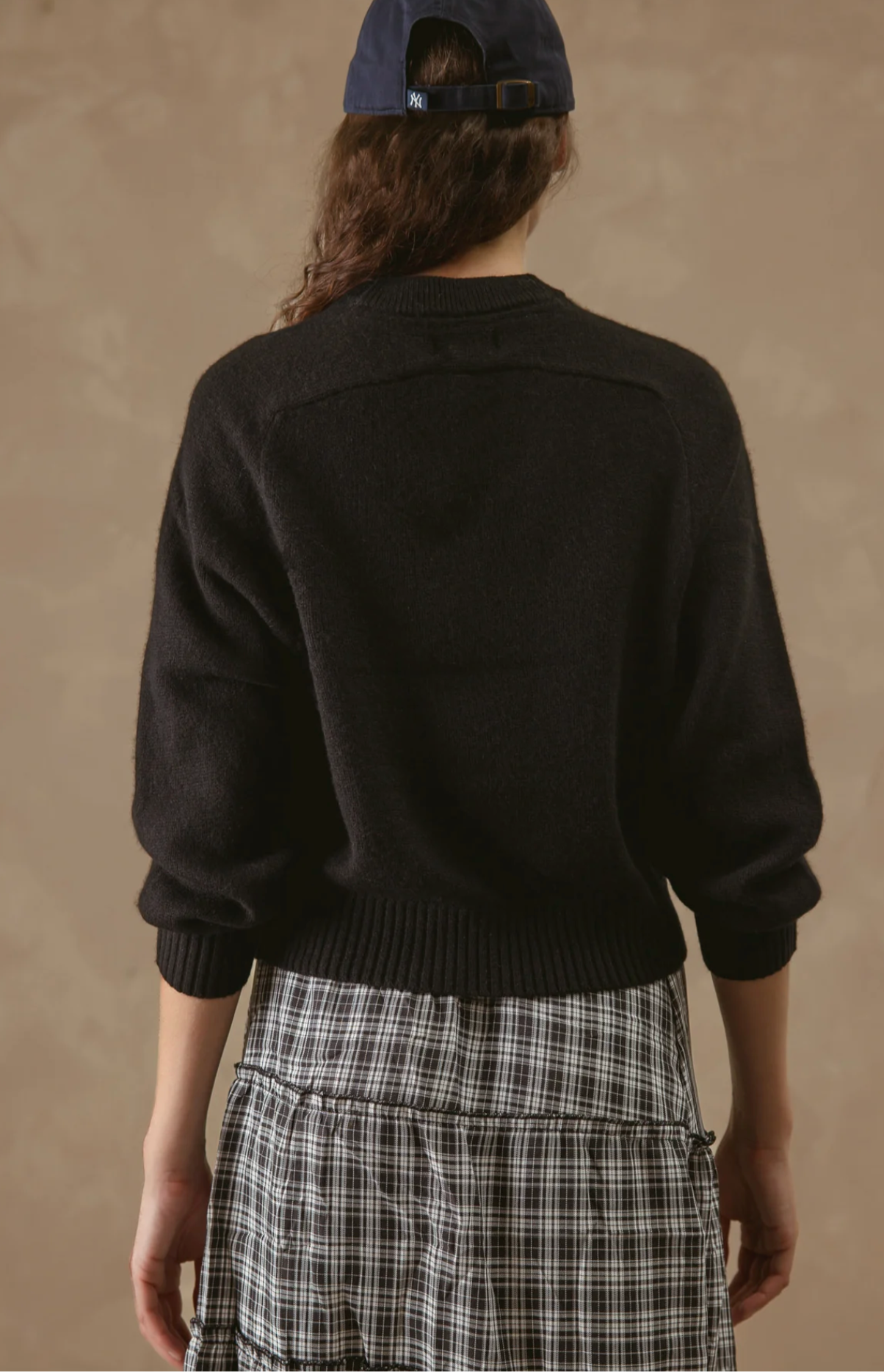 Alyson Cropped Cashmere Crewneck-Sweaters-27 Miles-Coconut-XS-Mercantile Portland