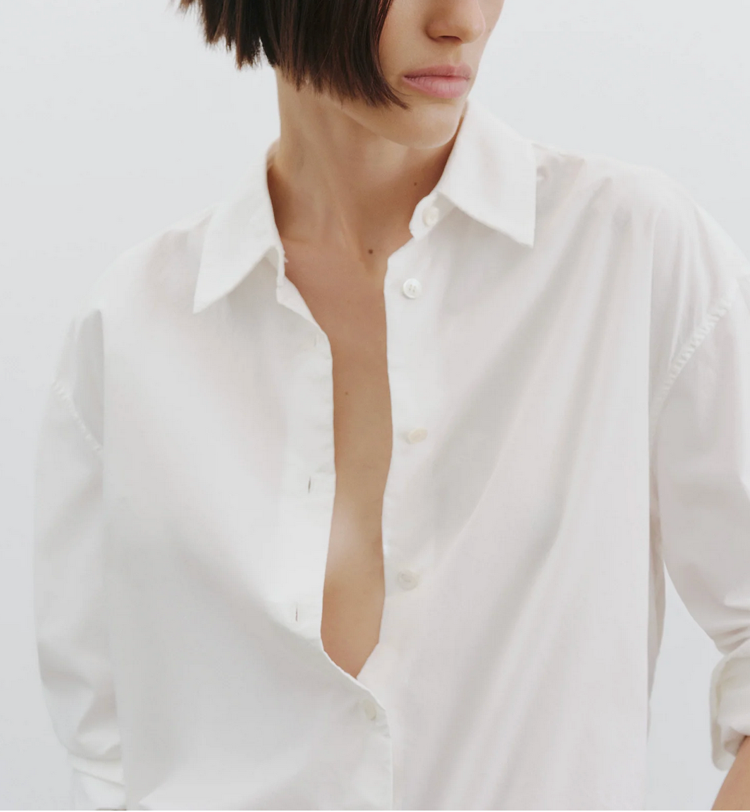 Amante Shirt in White-Shirts-Nili Lotan-White-XS-Mercantile Portland