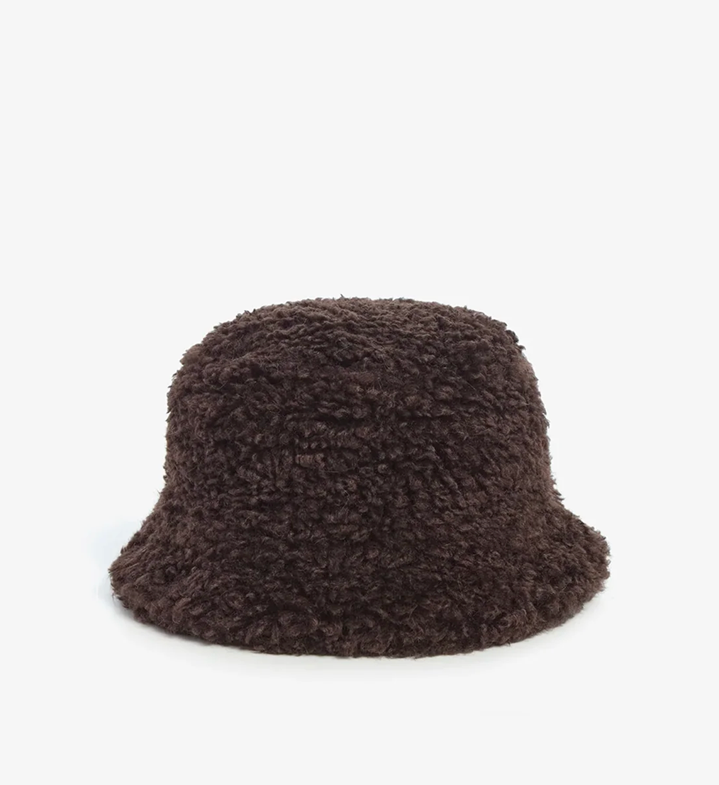 Amara Bouclette Hat in Brown-Hats-Apparis-Brown-OS-Mercantile Portland