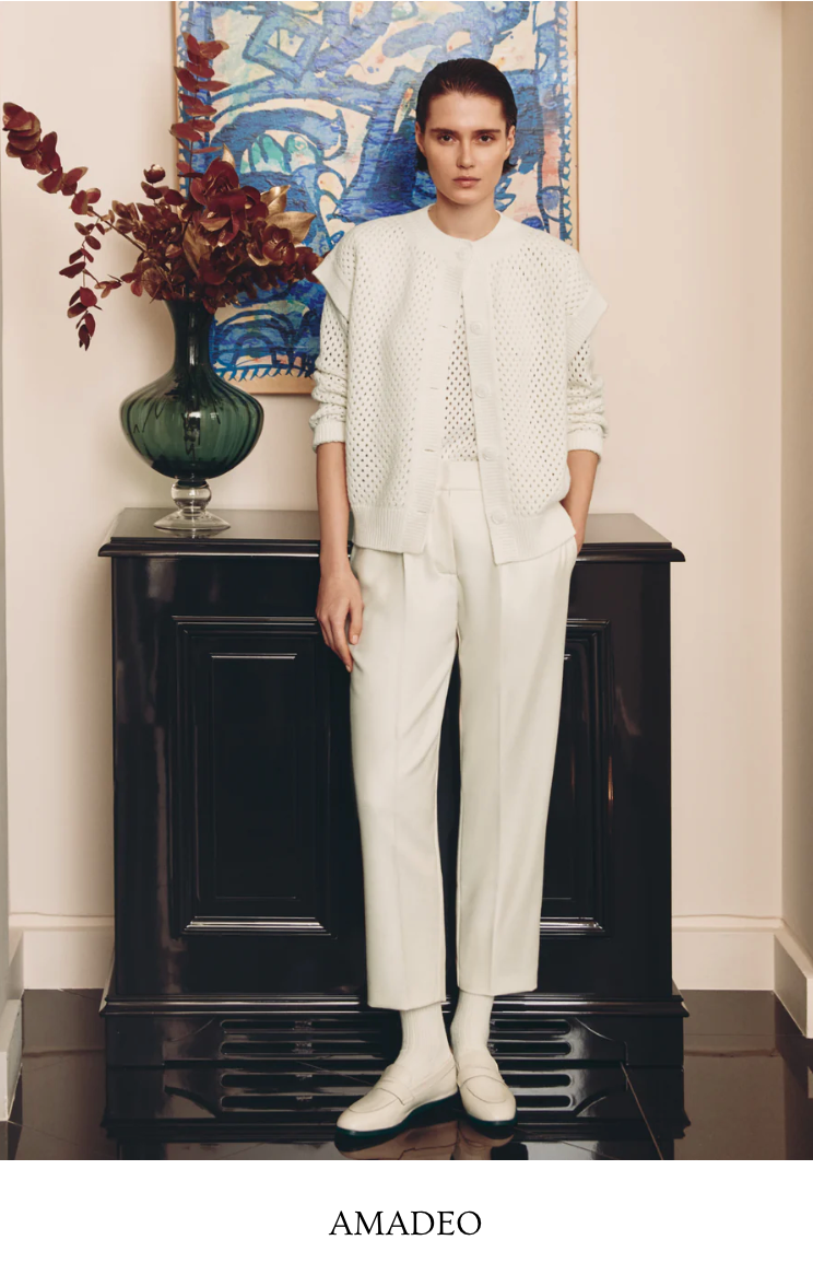 Amedeo Cap-Sleeve Cardigan-Sweaters-Amina Rubinacci-Bianco-38-Mercantile Portland