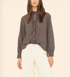 Amelie Shirt-Shirts-Xirena-Black Pepper-XS-Mercantile Portland