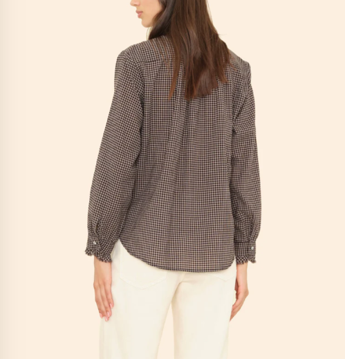 Amelie Shirt-Shirts-Xirena-Black Pepper-XS-Mercantile Portland