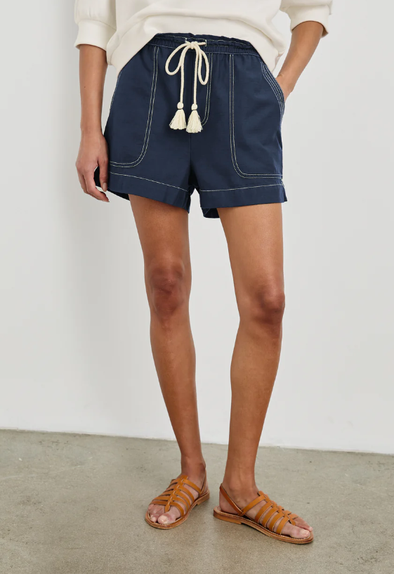 Astra Short-Skirts and Shorts-Rails-Navy-XS-Mercantile Portland