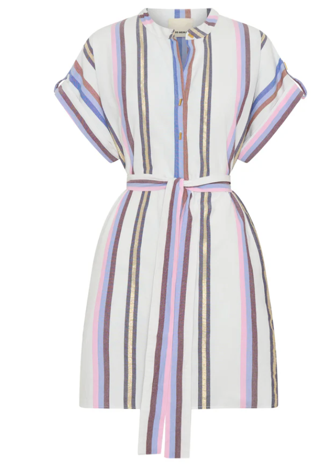 Athena Tunic-Tops-Ilio Nema-Multi Stripe-XS-Mercantile Portland