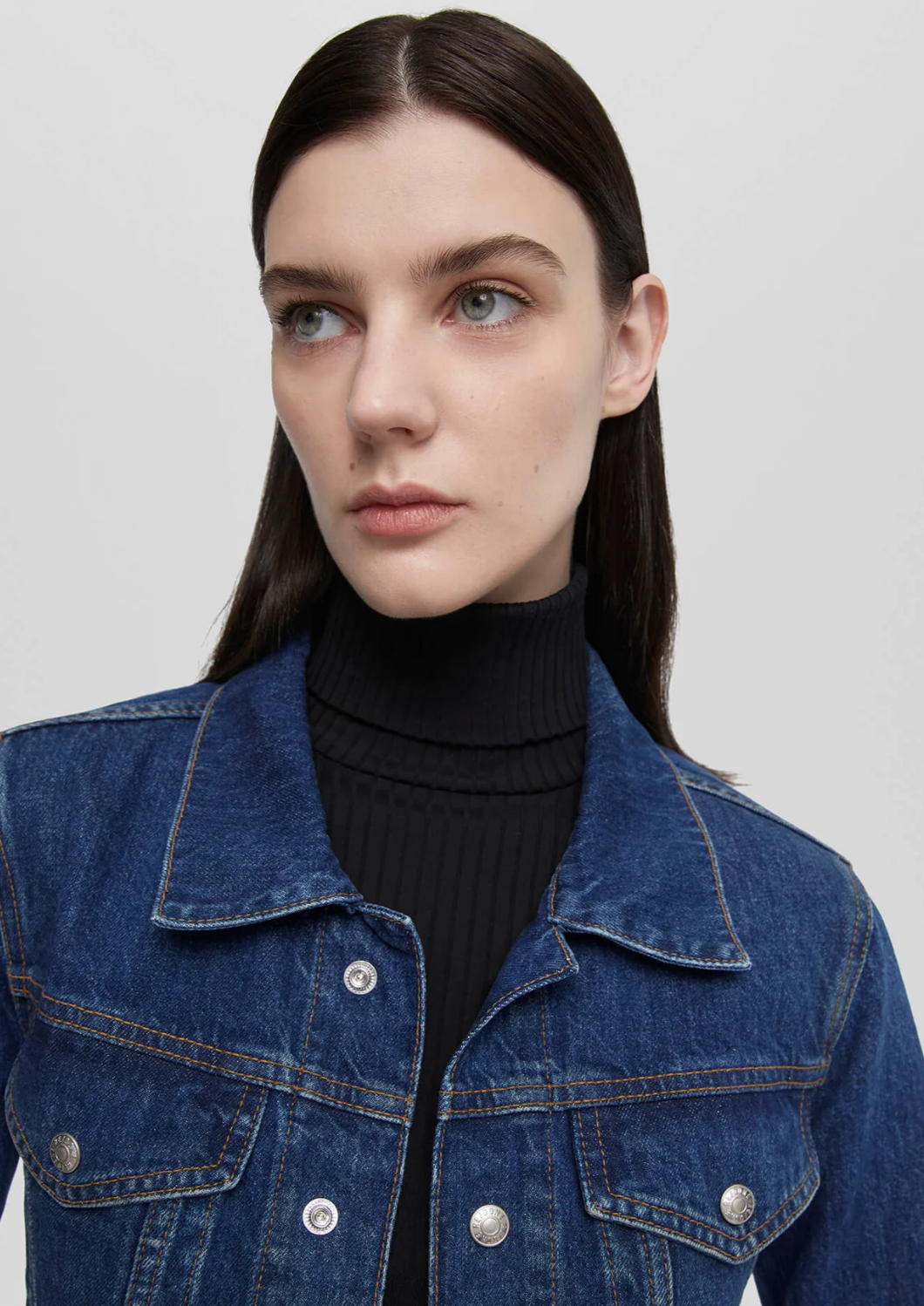 Baby Trucker Jacket-Denim-Re/Done-Faded Rider-XS-Mercantile Portland