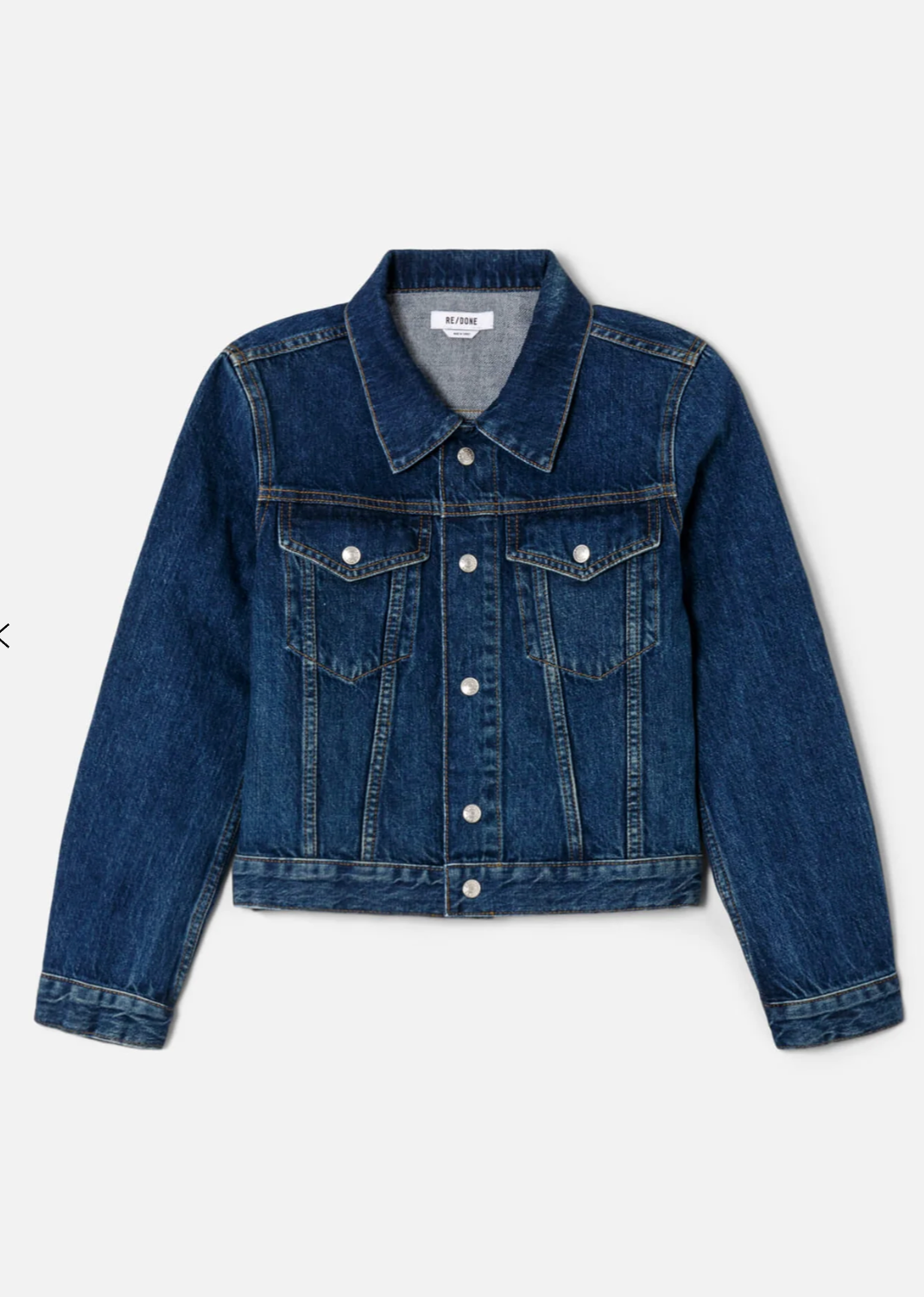 Baby Trucker Jacket-Denim-Re/Done-Faded Rider-XS-Mercantile Portland