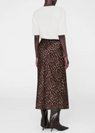 Bar Silk Skirt in Leopard-Skirts and Shorts-Anine Bing-Leopard-XS-Mercantile Portland