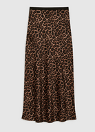 Bar Silk Skirt in Leopard-Skirts and Shorts-Anine Bing-Leopard-XS-Mercantile Portland