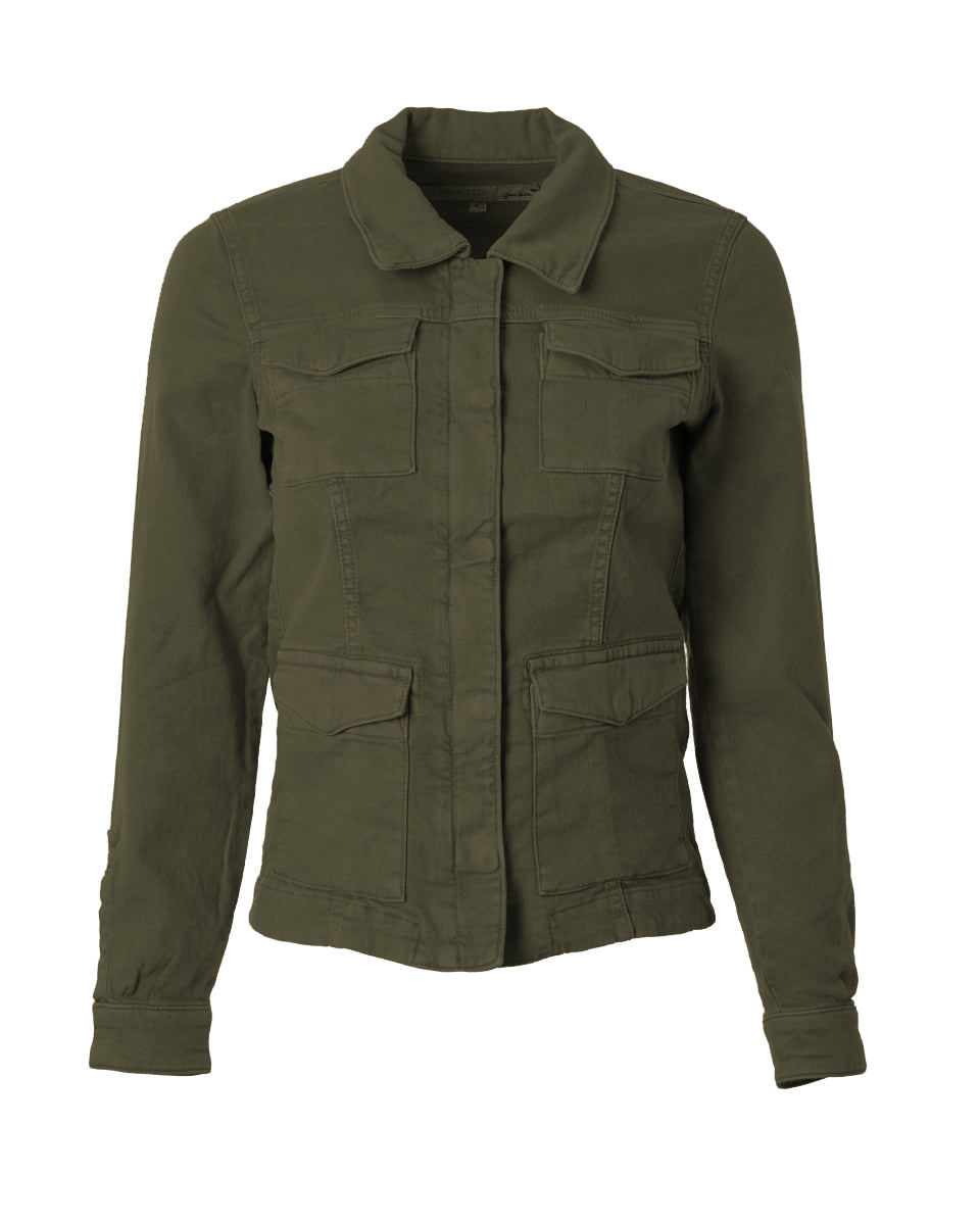 Beale Four Pocket Denim Jacket-Denim-Teleria Zed-Army-38-Mercantile Portland