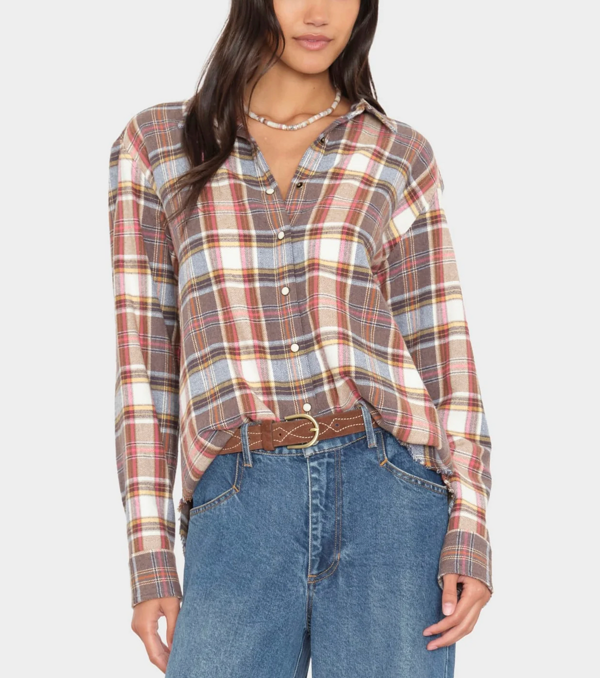 Beau Shirt in Canyon Brown Flannel-Shirts-Xirena-Canyon Brown-XS-Mercantile Portland