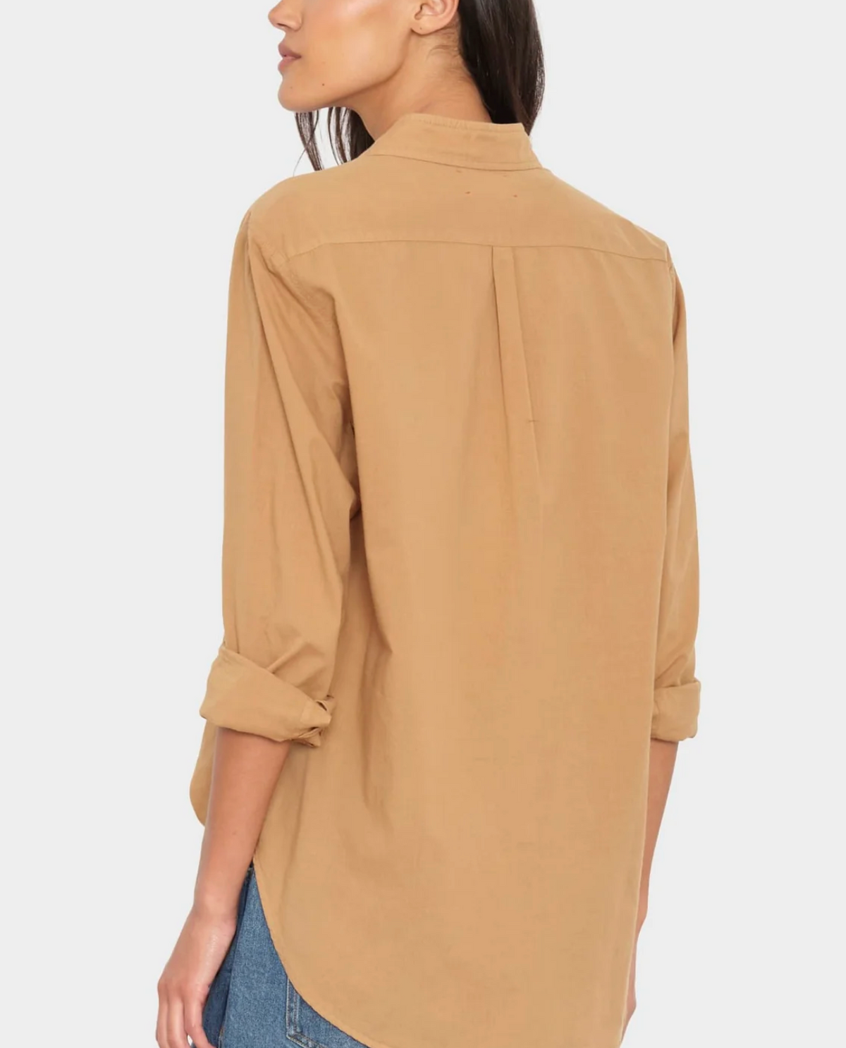 Beau Shirt in Tobac-Shirts-Xirena-Tobac-XS-Mercantile Portland