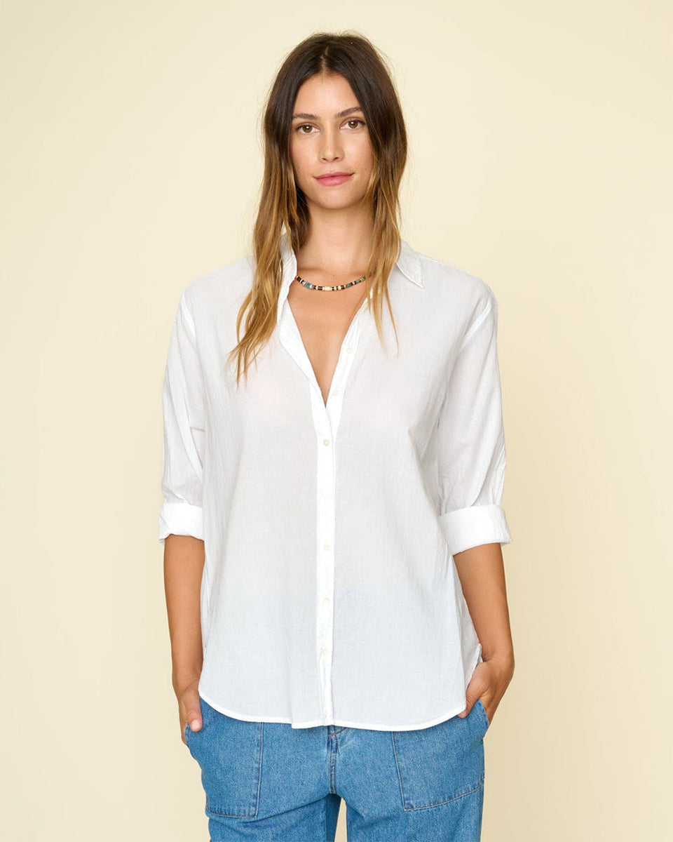 Beau Shirt in White-Shirts-Xirena-White-XS-Mercantile Portland