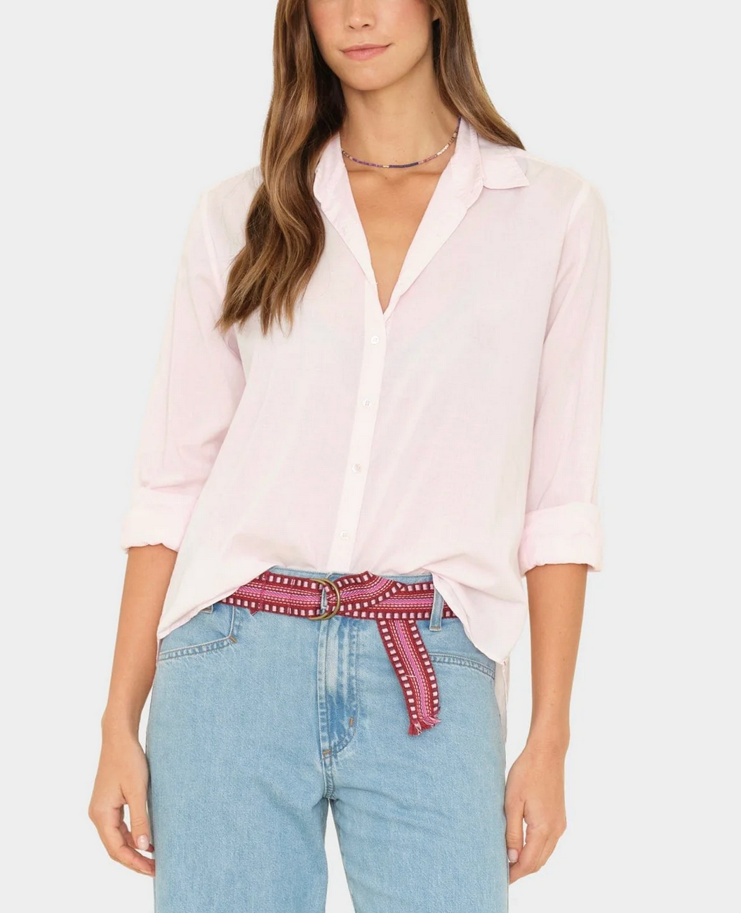 Beau Shirt-Shirts-Xirena-Pale Rose-XS-Mercantile Portland