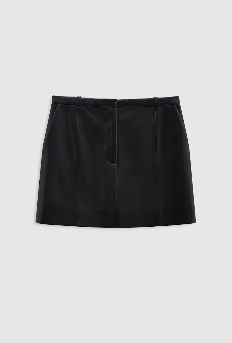 Benedict Mini Skirt-staging-Anine Bing-Black-30-Mercantile Portland