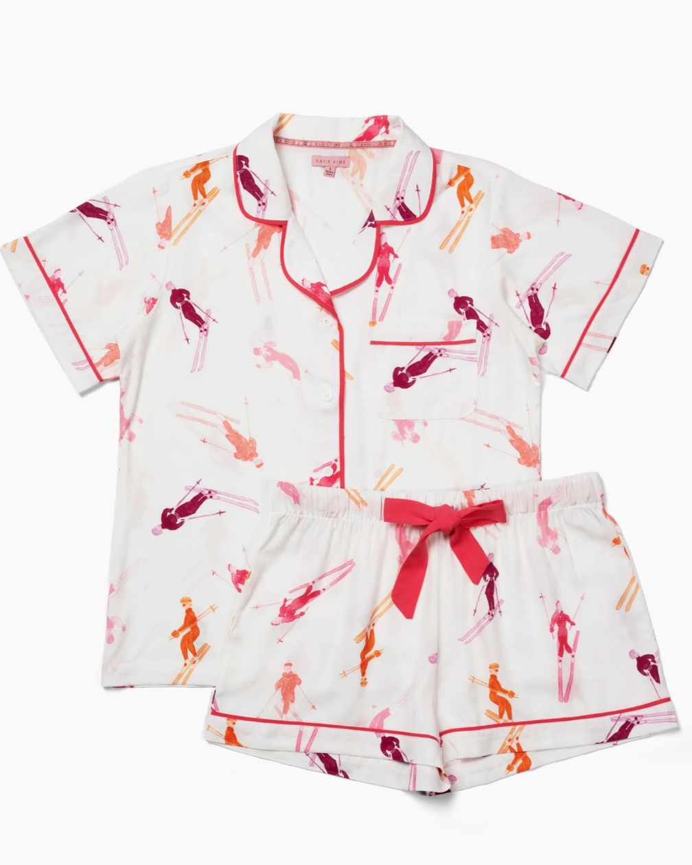Bluebird Day Pj Shorts Set-Clothing-Katie Kime-Pink-XS-Mercantile Portland