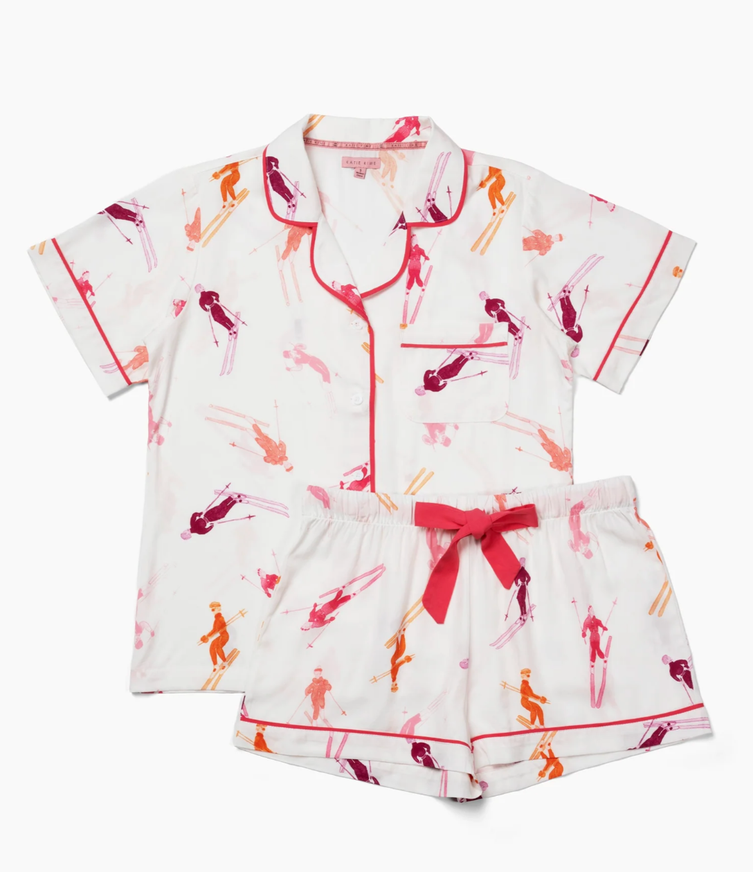 Bluebird Day Pj Shorts Set-Clothing-Katie Kime-Pink-XS-Mercantile Portland