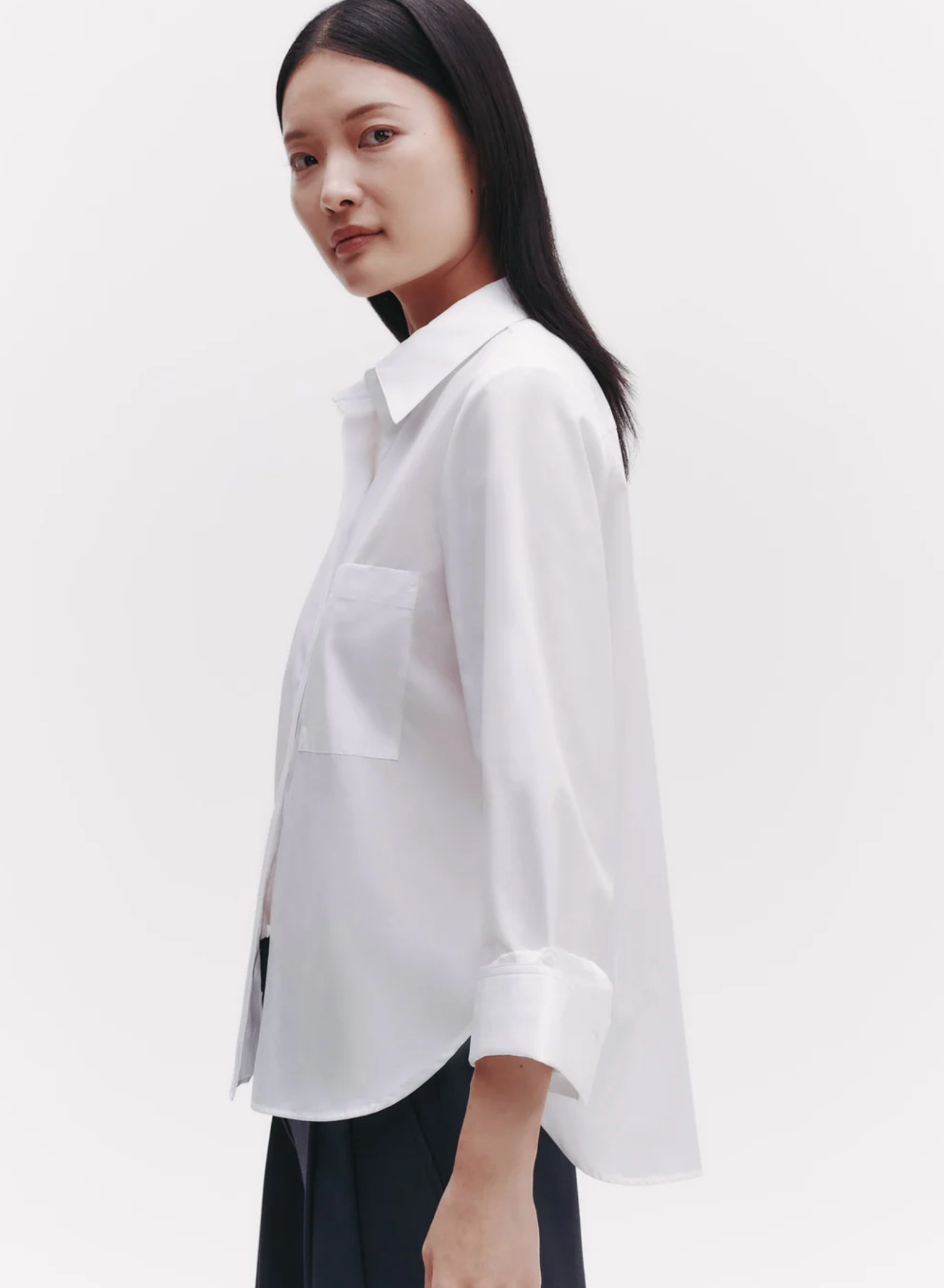Boyfriend Shirt-Shirts-TWP-White-XS-Mercantile Portland