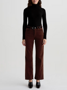 Brinley Corduroy in Coffee Bean-Denim-AG Jeans-Coffee Bean-25-Mercantile Portland