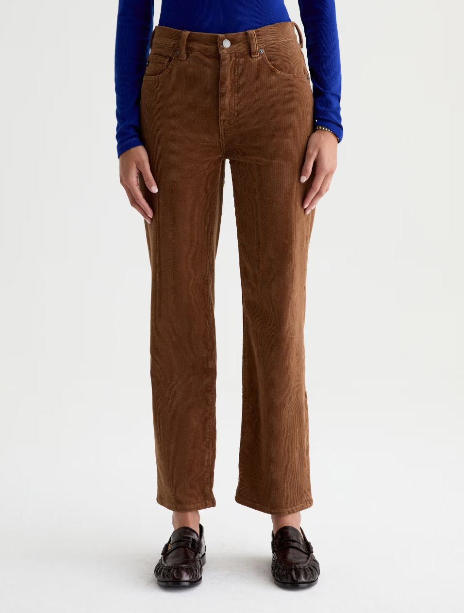 Brinley Corduroy Pant-Pants-AG-Wood Brown-26-Mercantile Portland