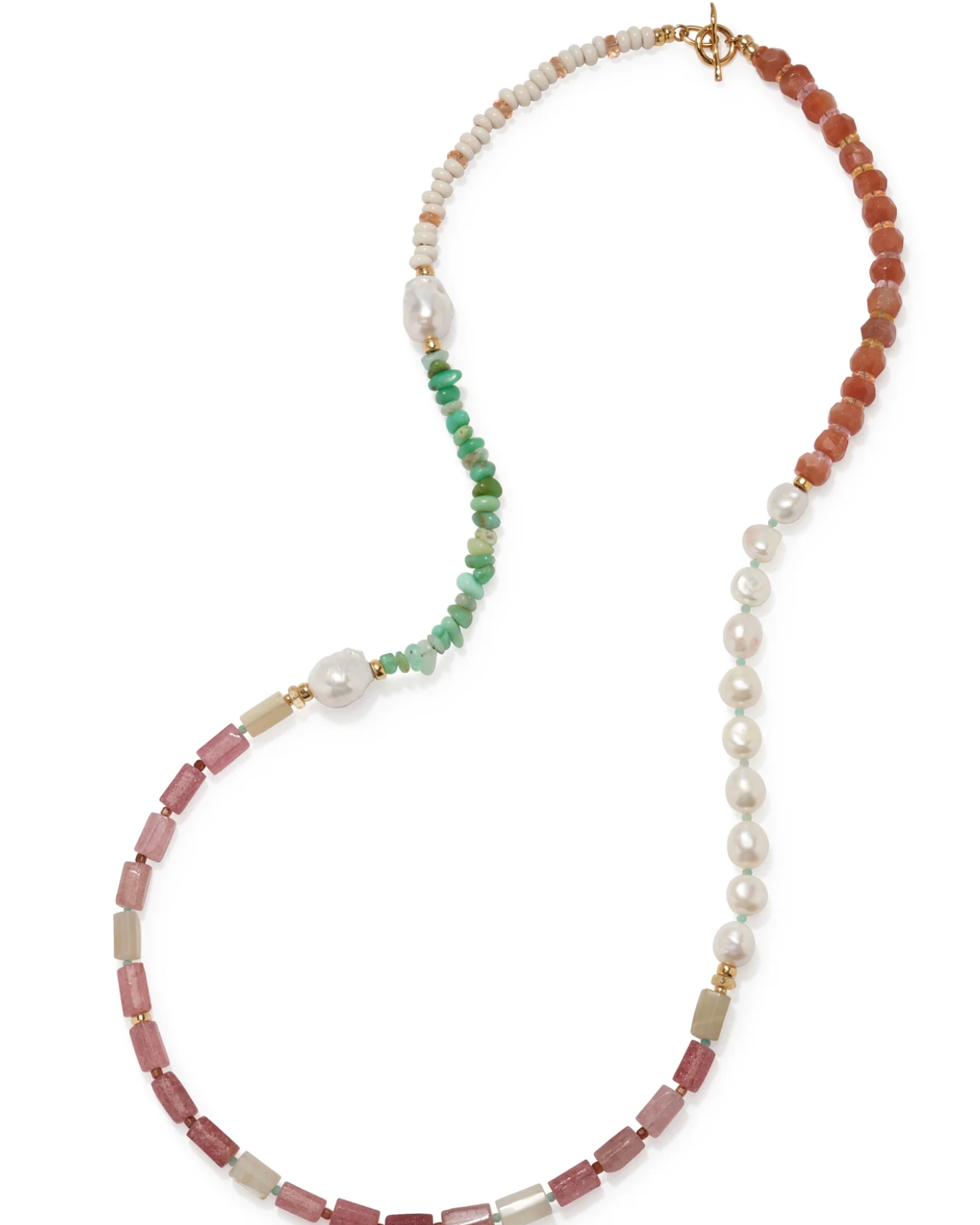 Cabana Necklace in Cactus Rose-Jewelry-Lizzie Fortunato-Multi-OS-Mercantile Portland