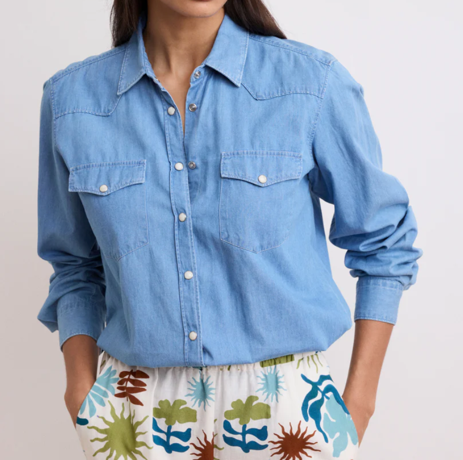 California Shirt-T-Shirts-Hartford-Light Blue-0-Mercantile Portland