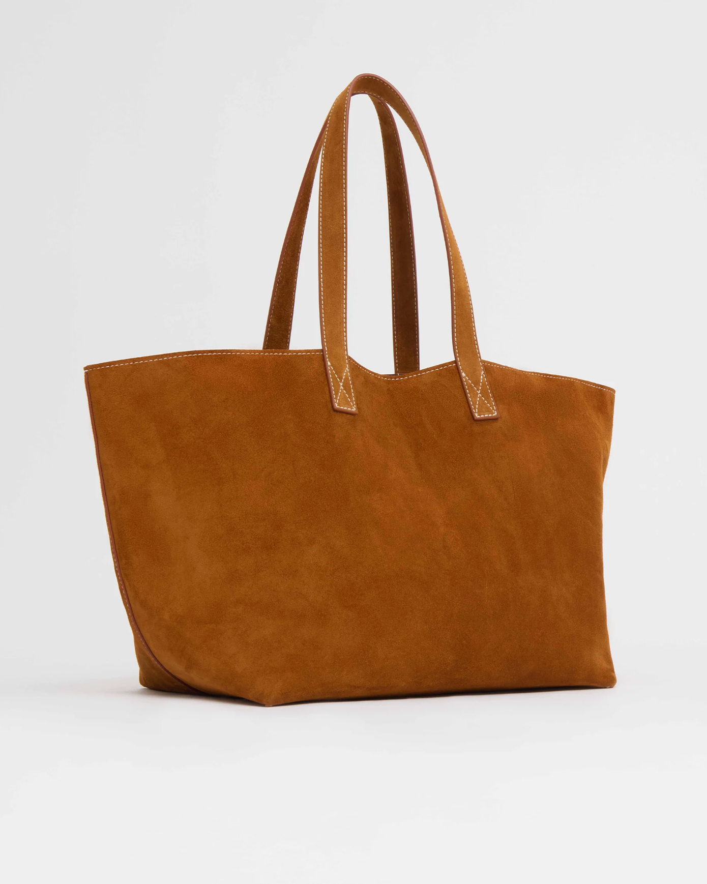 Carryall Tote in Suede-Handbags-Mansur Gavriel-Saddle Suede-OS-Mercantile Portland