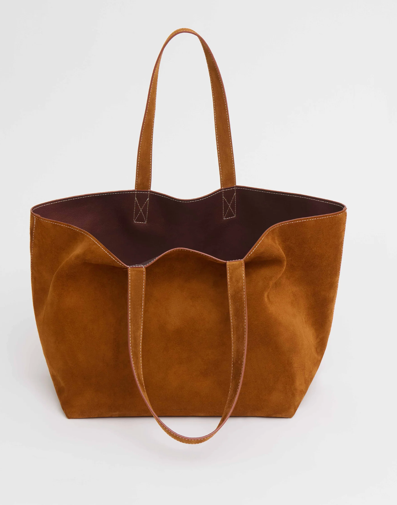 Carryall Tote in Suede-Handbags-Mansur Gavriel-Saddle Suede-OS-Mercantile Portland