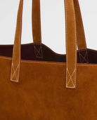 Carryall Tote in Suede-Handbags-Mansur Gavriel-Saddle Suede-OS-Mercantile Portland
