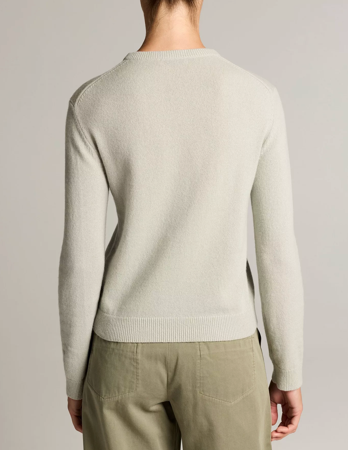 Cashmere Classic Crew Neck Sweater in Sage Stone-Sweaters-Vince-Sage Stone-XS-Mercantile Portland