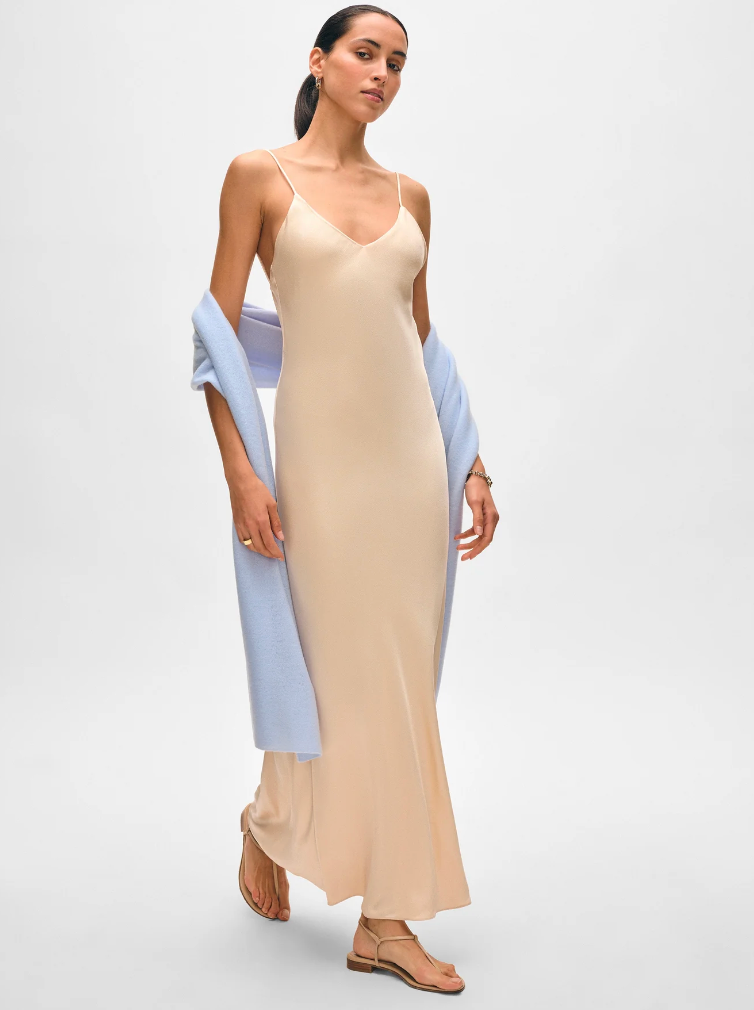 Cashmere Travel Wrap in Pale Blue Mist-Scarves and Wraps-White & Warren-Mercantile Portland