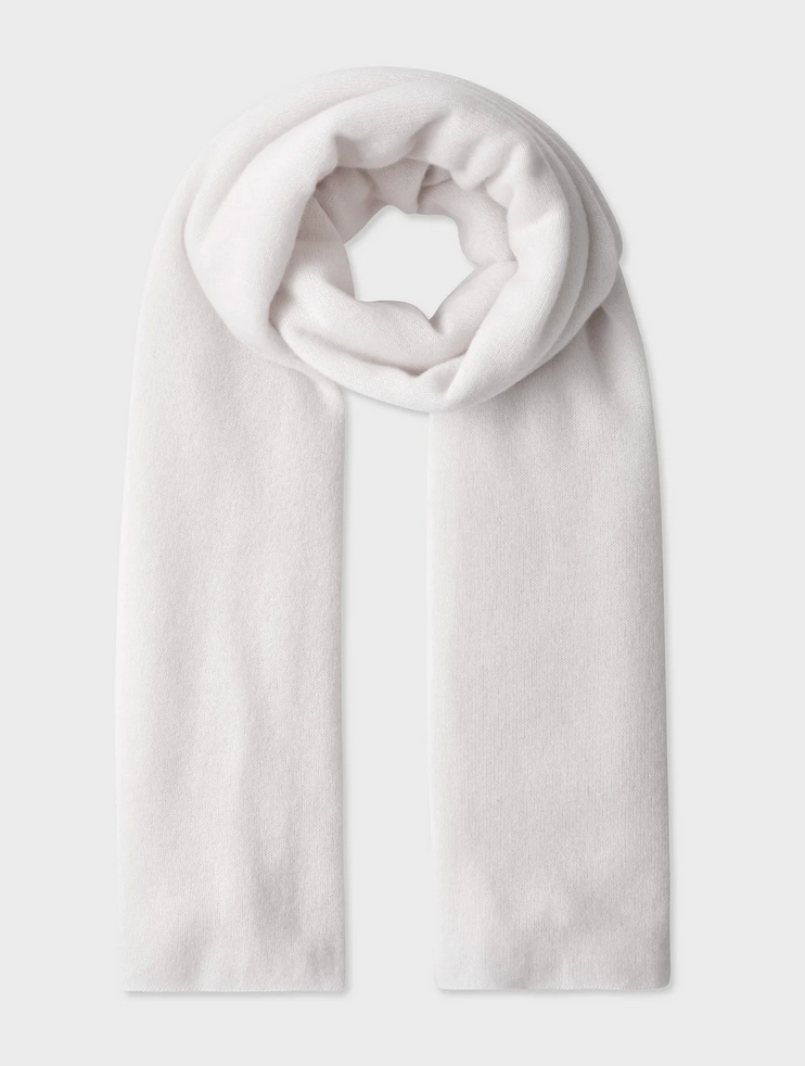 Cashmere Travel Wrap in Soft White-Scarves and Wraps-White & Warren-Mercantile Portland