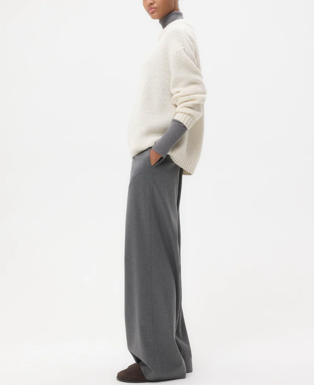 Cashmere Waffle Thermal-Sweaters-TWP-Ivory-XXS-Mercantile Portland