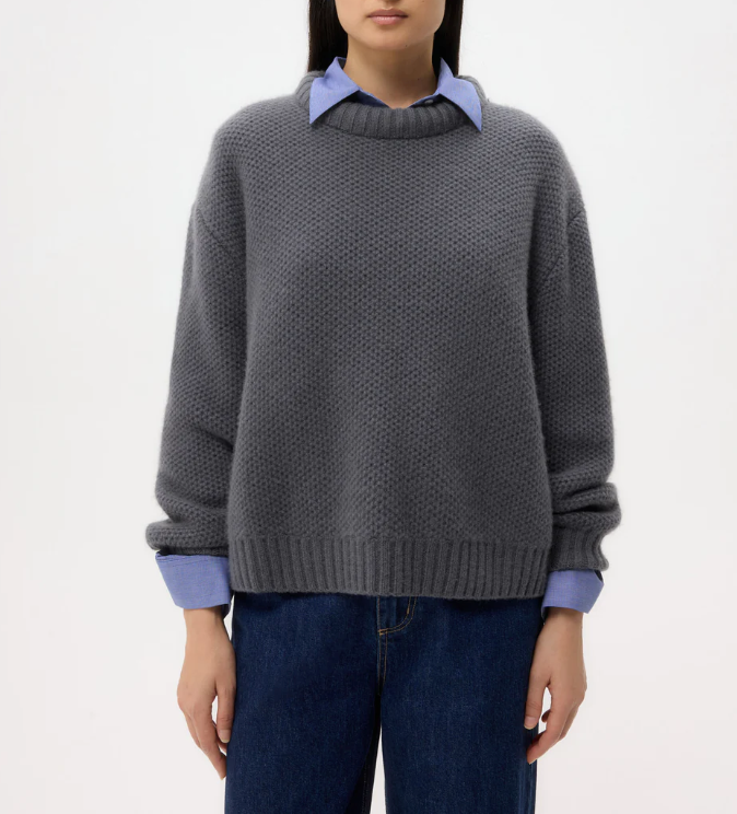 Cashmere Waffle Thermal-Sweaters-TWP-Ivory-XXS-Mercantile Portland