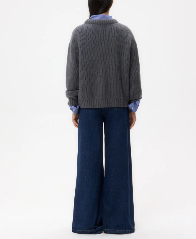 Cashmere Waffle Thermal-Sweaters-TWP-Ivory-XXS-Mercantile Portland