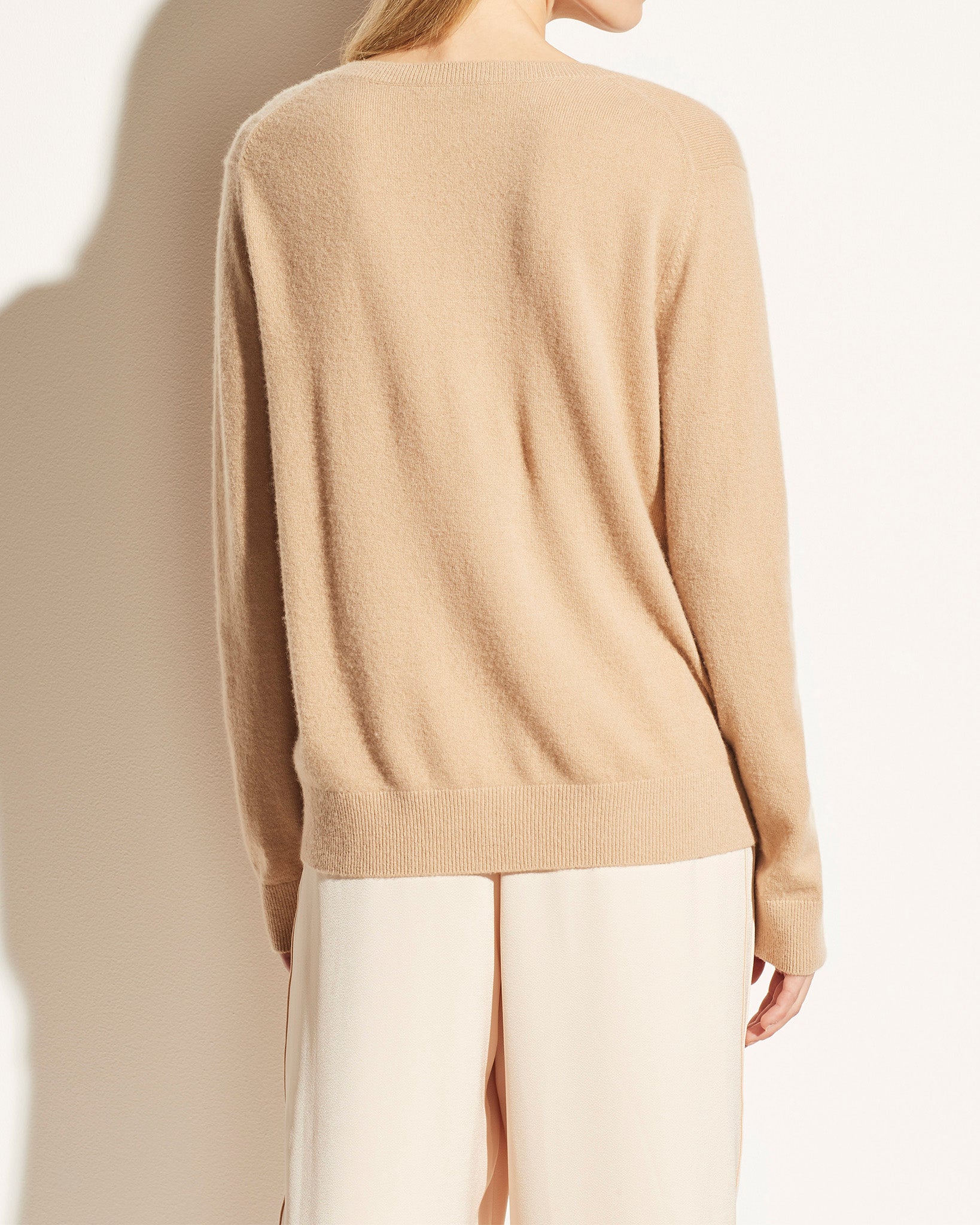 Cashmere Weekend V-Neck-Denim-Vince-Coastal Blue-XXS-Mercantile Portland