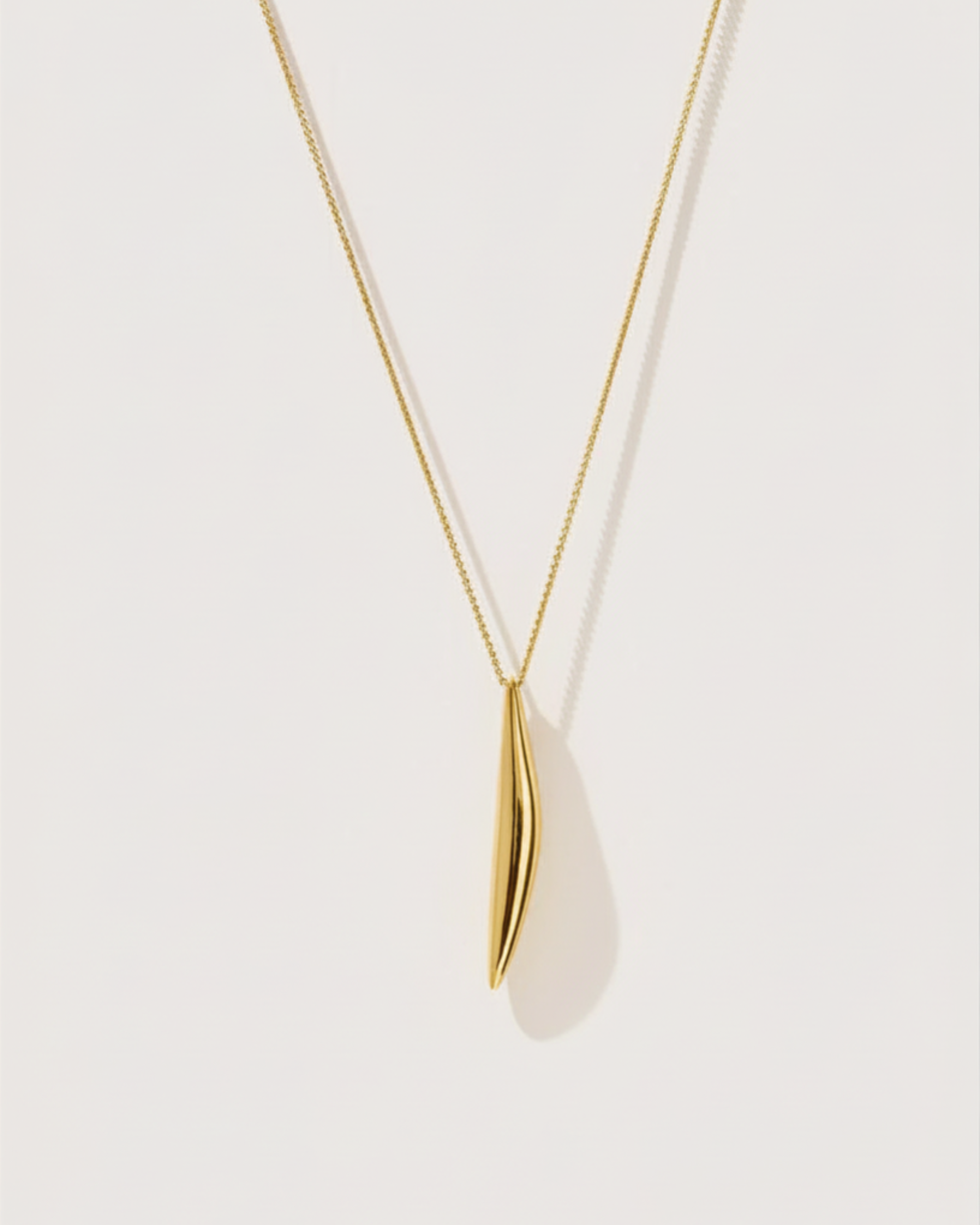 Cinder Drop Necklace in Gold Vermeil-Jewelry-Otiumberg-Gold-OS-Mercantile Portland