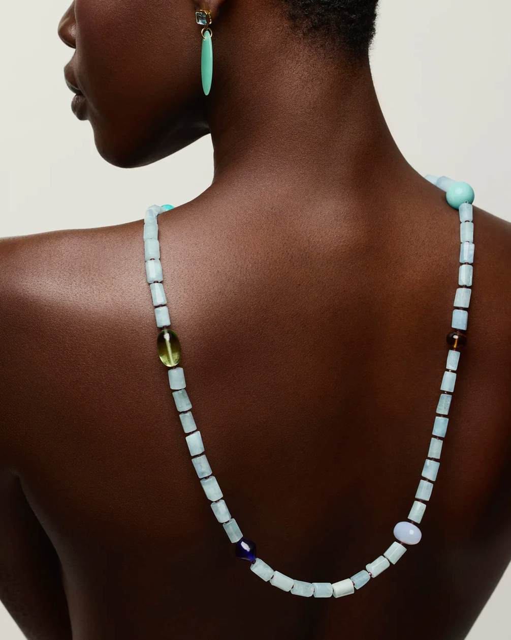 Circo Necklace in Blue Mist-Jewelry-Lizzie Fortunato-Blue Mist-OS-Mercantile Portland