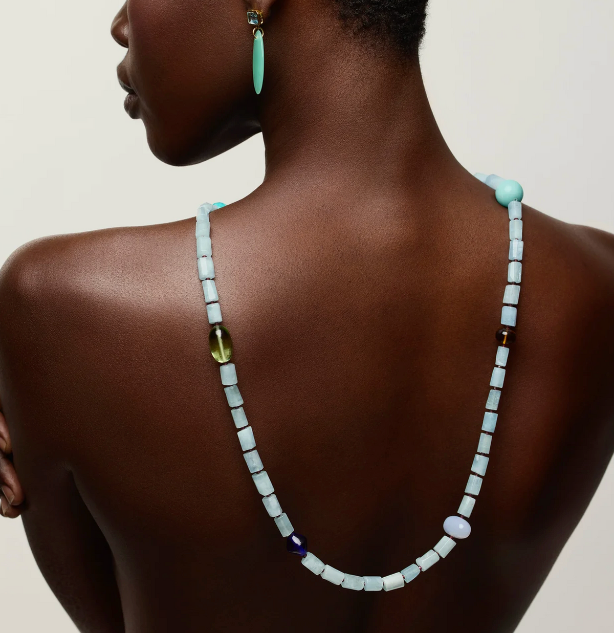 Circo Necklace in Blue Mist-Jewelry-Lizzie Fortunato-Blue Mist-OS-Mercantile Portland