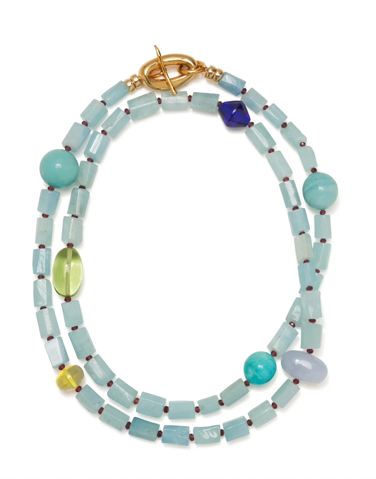 Circo Necklace in Blue Mist-Jewelry-Lizzie Fortunato-Blue Mist-OS-Mercantile Portland