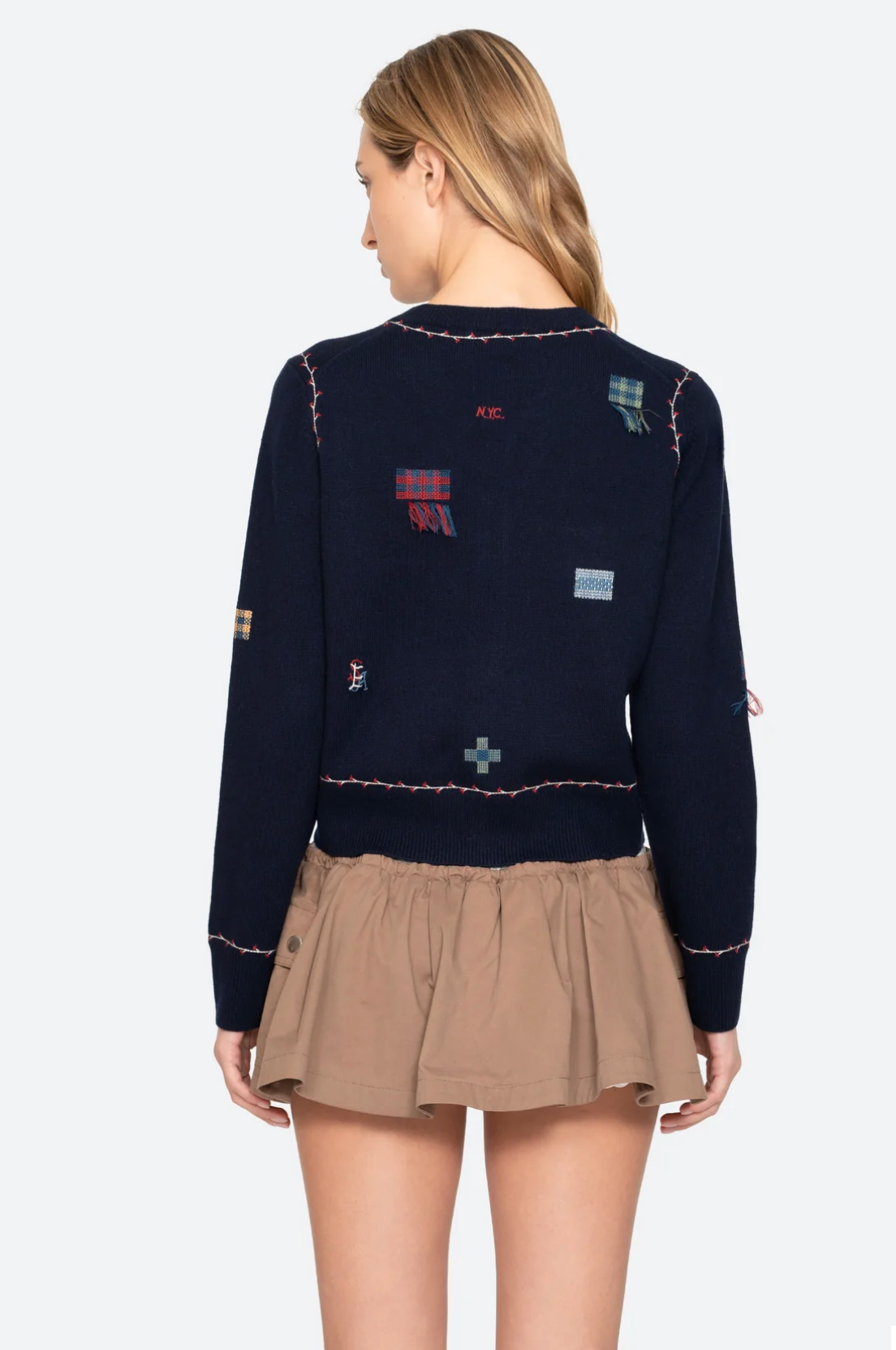 Claira Cardigan-Sweaters-SEA NEW YORK-M-Navy-Mercantile Portland