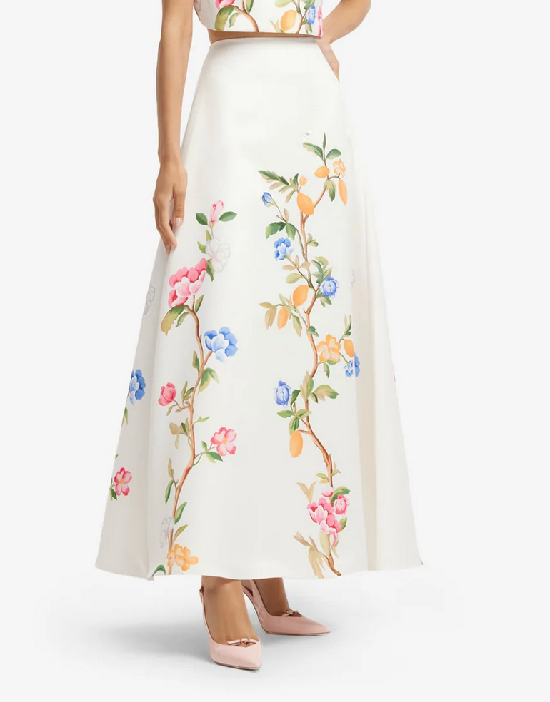 Clara Maxi Skirt-Skirts and Shorts-LEO LIN-Snow-4-Mercantile Portland