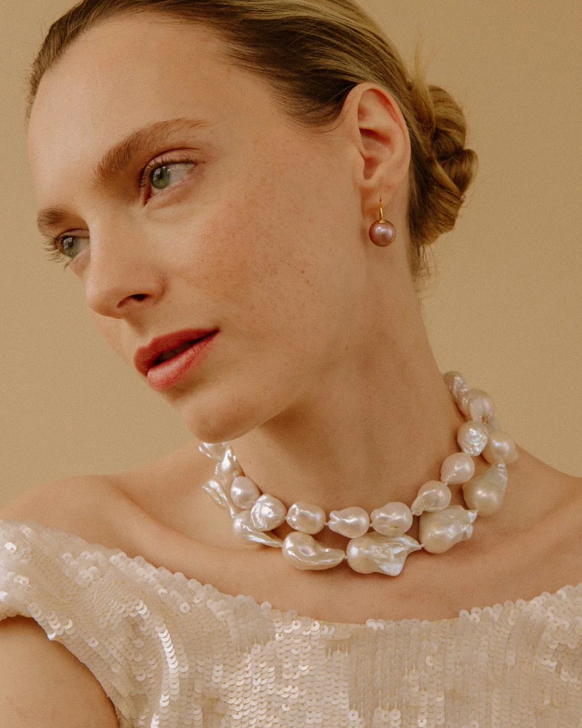 Claude Necklace-Jewelry-Lizzie Fortunato-PEARL-OS-Mercantile Portland